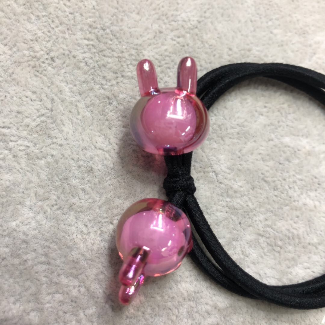 Korean Version Of Women's Simple Little Chrysanthemum Color Rope 4 Korean Version Of Fashion Women's Hair Rope Female Rubber Band Hair Temperament Headwear High Elastic Adult Autumn And Winter Hair Rope Hair Accessories Casual Rubber Band Solid Color Small Rabbit Hair Band Chen Hui Jewelry 049 Specification drawing