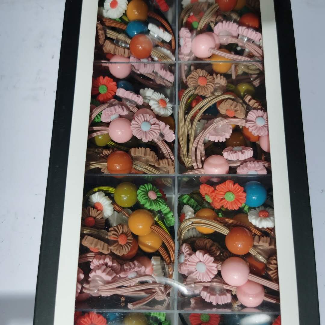 Korean style fashionable ladies' stylish headwear sunflower versatile high-elasticity rubber band Specification image