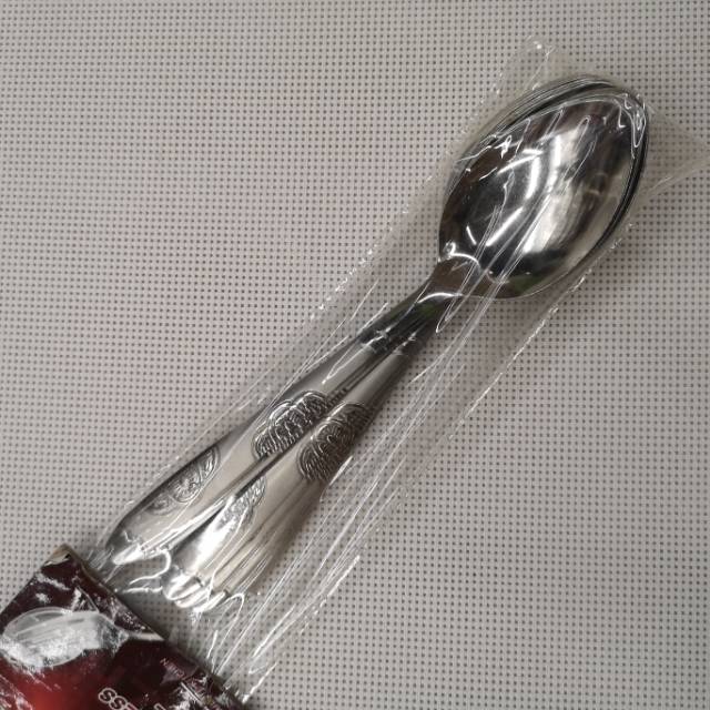 New stainless steel spoon set of 12 pieces, including household soup spoons, spoons for adults and children