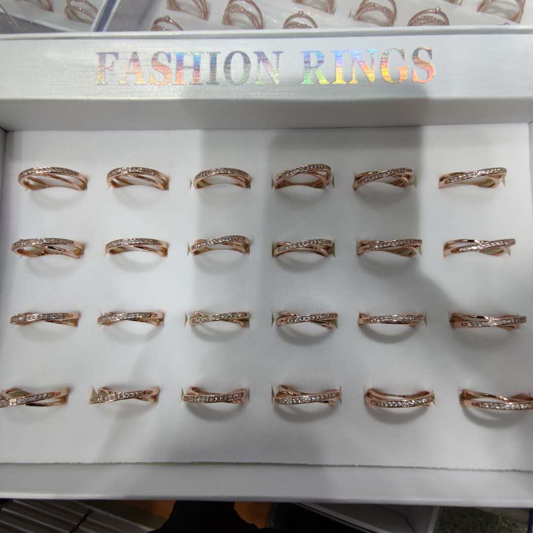 Quality female ring fashion trend temperament joker set zirconium ring finger ring ring thumbnail