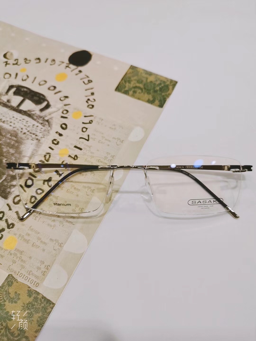 For women with big and round faces, a transparent and versatile Korean-style trendy men's eye frame with a clear prescription is available Specification image