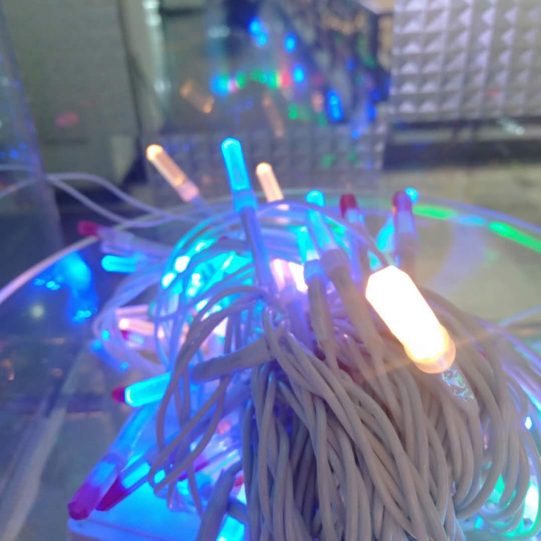 彩灯条跑马灯条超长式led变色超亮软灯条家用户外防水吊顶室内客厅线灯10件