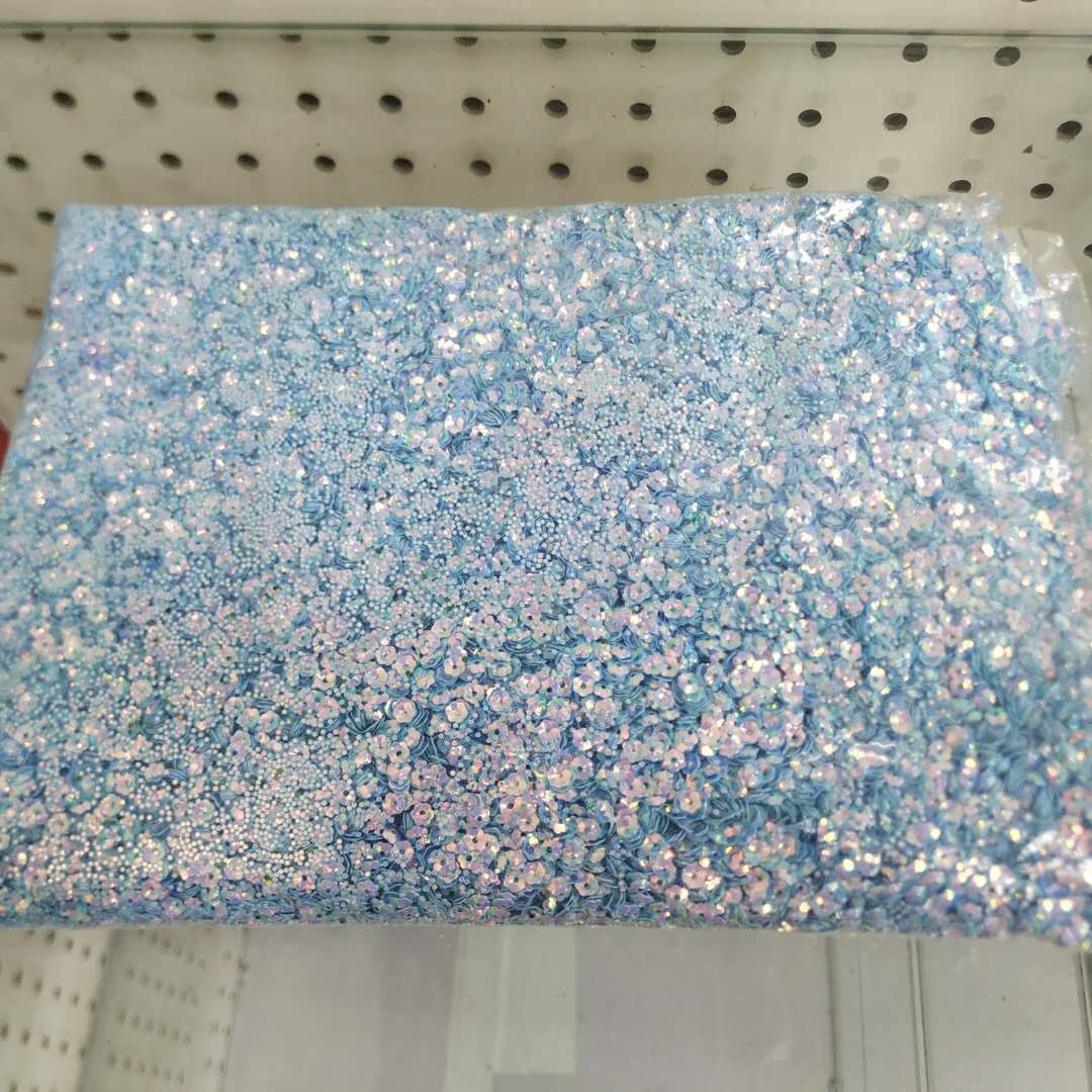 粉色五角星金葱粉亮片美妆美甲眼影用环保七彩闪光片饰品配件，高温环保亮片，可手工缝，锦灿饰配105