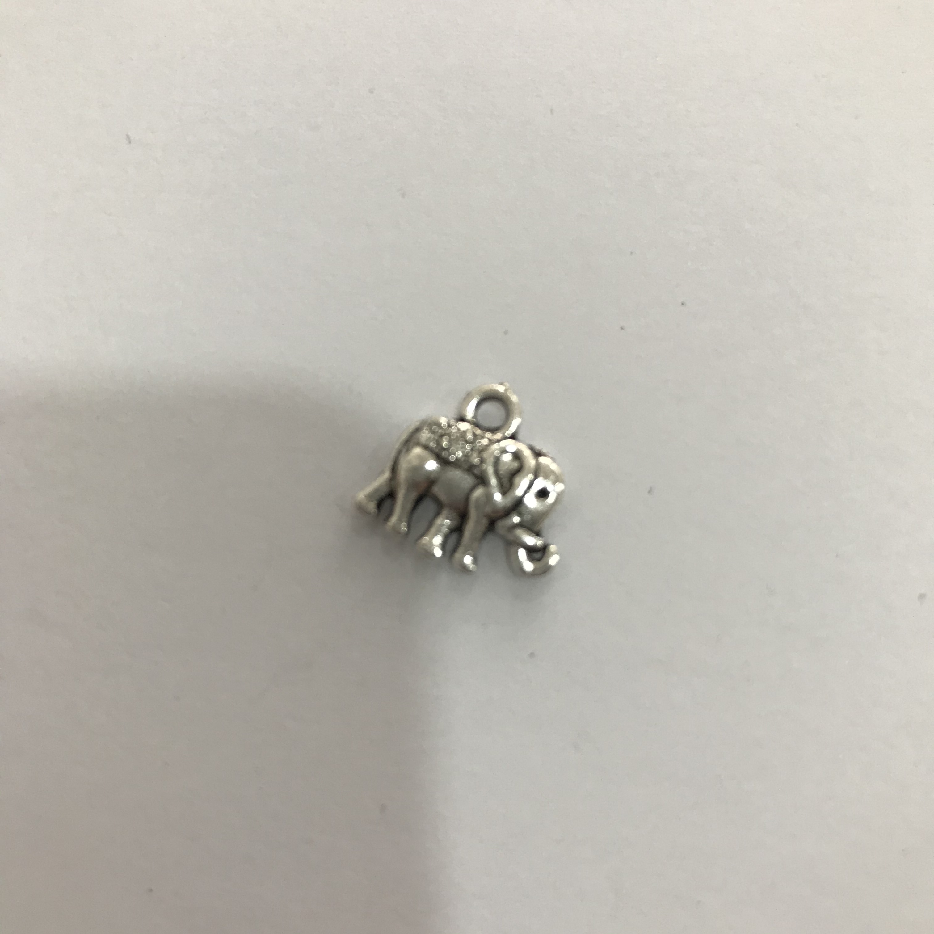 diy bracelet pendant, alloy plated white K, elephant handmade jewelry accessory, necklace, earring, bracelet pendant, decorative accessory 20364 details Picture