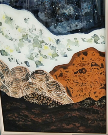 义乌市冠中艺术品 80X120cm实物装饰字画产品图