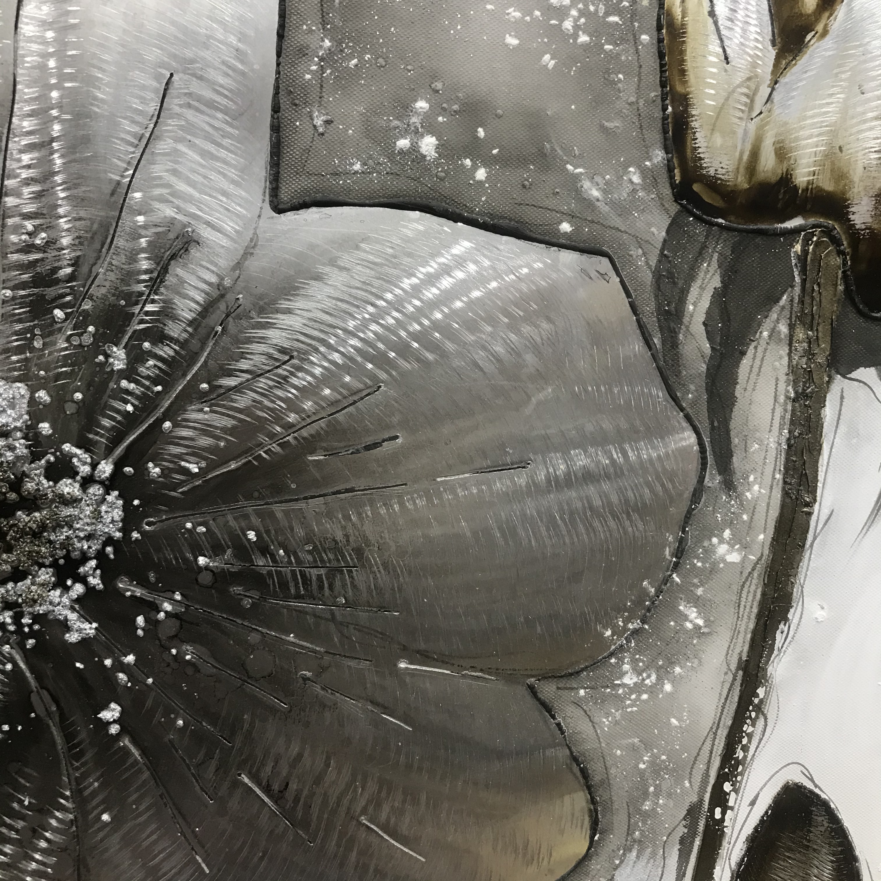 American Restaurant Aluminum Decorative Painting Northern Europe Porch Painting Modern Simple Dining Room Hanging Painting Light Luxury Oil Painting Electric Box Living Room Mural details Picture