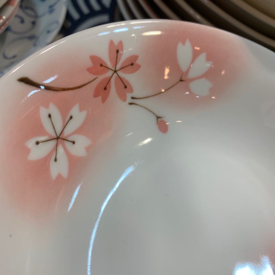 日本进口日本制美浓烧白瓷盛樱系列白磁やよい桜详情图2