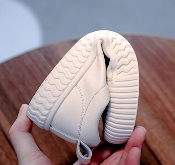 外贸批发儿童饼干鞋春秋新款鞋小白板鞋牛皮儿童板鞋男童宝宝鞋女童休闲鞋细节图