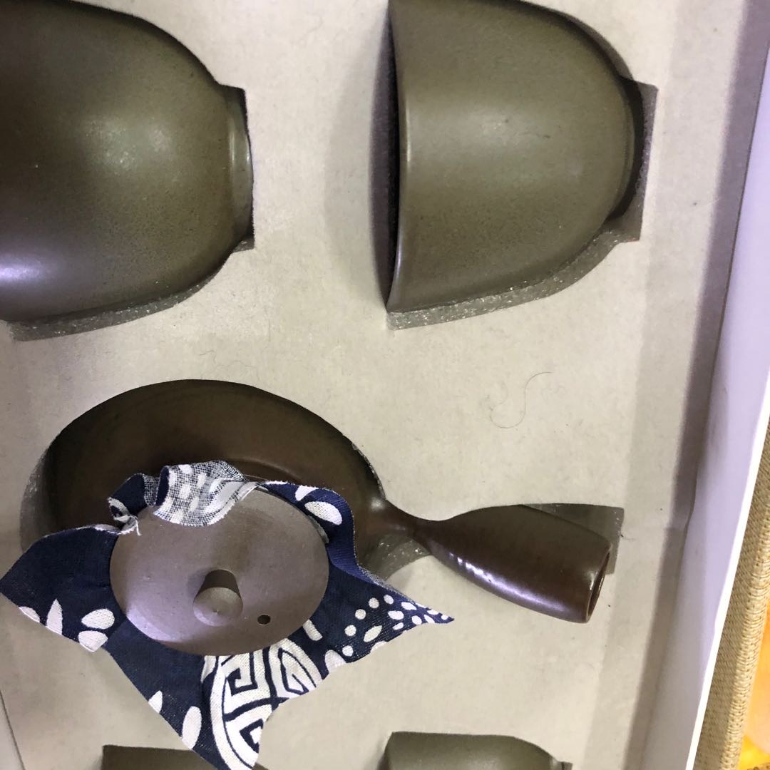 深绿盖碗茶具套装小套家用茶艺茶道功夫普洱陶瓷喝茶茶杯办公室泡茶产品图
