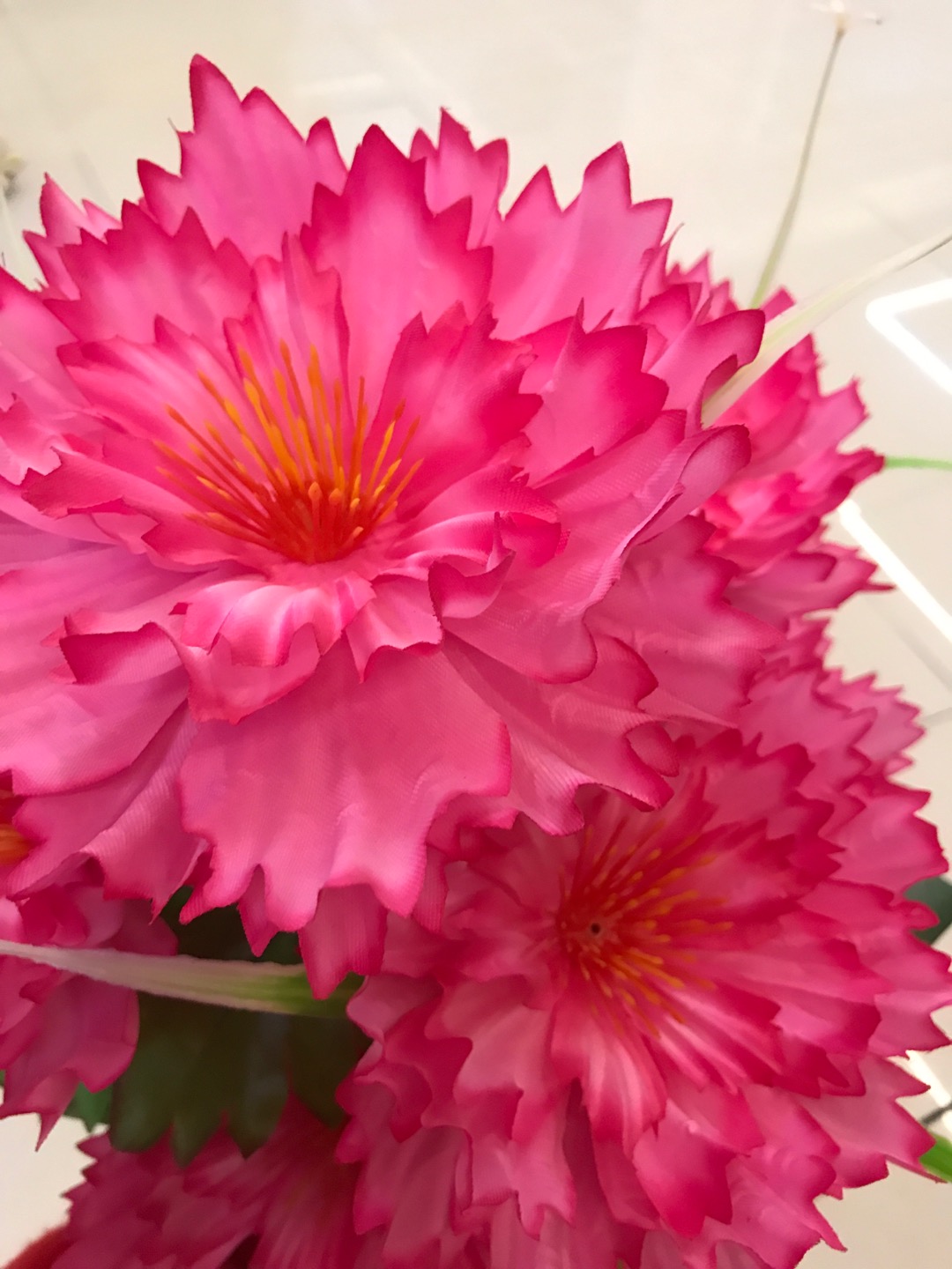 北长仿真生产各种A7952号7头斗6耳菊细节图