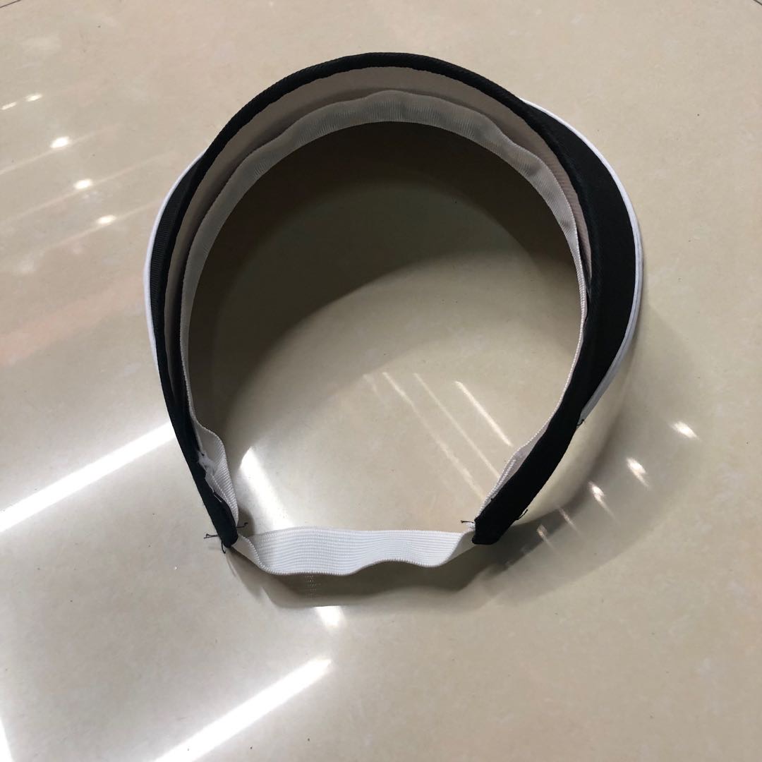 Empty Top Retractable Visor Hat Specification drawing