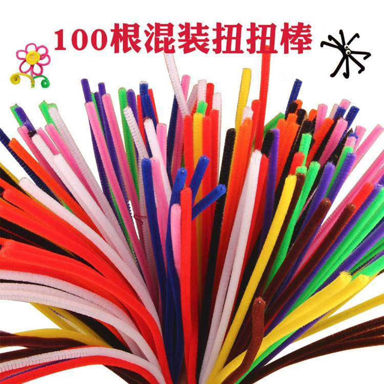 Haming Toys Educational Toys Educational Toys Handmade Toys Hair Root Twister Stick Magic Wand Diy Handmade Materials Decorated With A Variety Of Colors