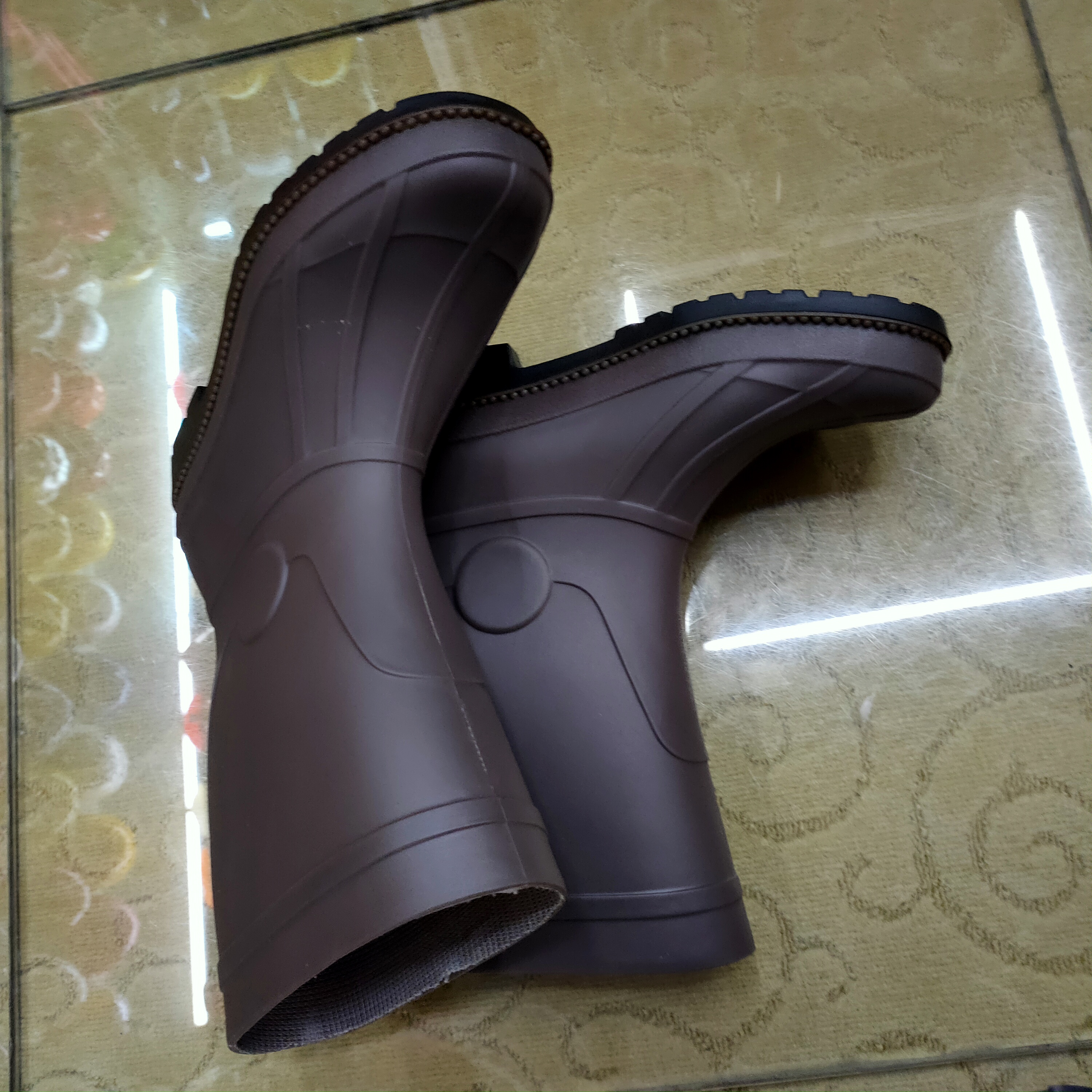 PVC高筒女士雨靴 新款防滑女式雨鞋劳保用品防水防滑靴图