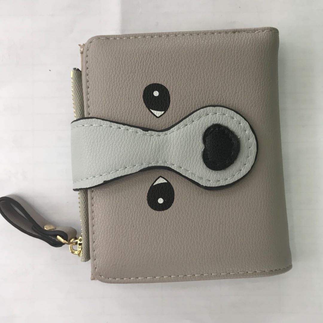 Ladies' wallet cartoon Korean version short ladies' wallet folding small wallet