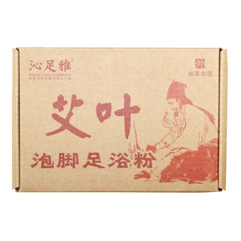 Qin Foot Ya 6.8G*24 Bag Mugwort Leaf Foot Bath Foot Powder Cold Removal Dampness Buy 2 Get 1 Free Specification drawing