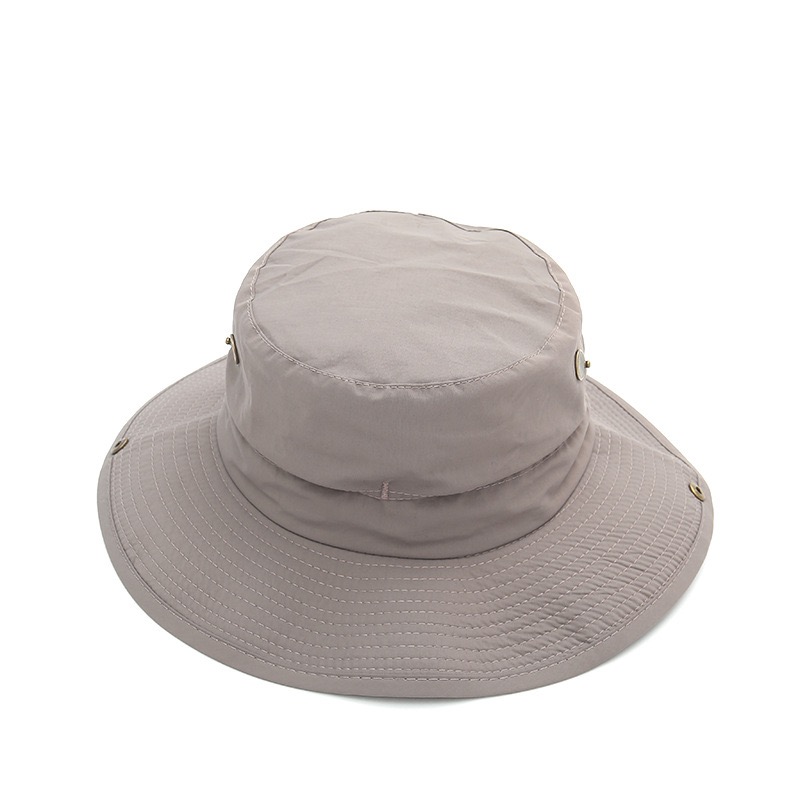 防晒帽子男士夏天大檐户外钓鱼渔夫帽薄透气遮阳帽登山太阳帽子潮细节图