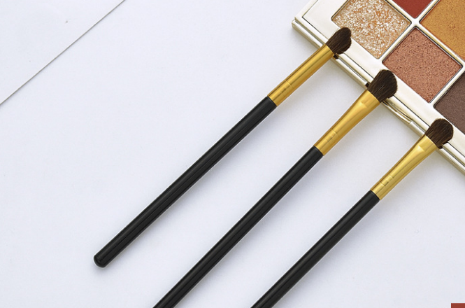 Beginners Explosive Horsehair 3 Sets Set New Animal Hair Makeup Brush Eyeshadow Brush Makeup Brush details Picture