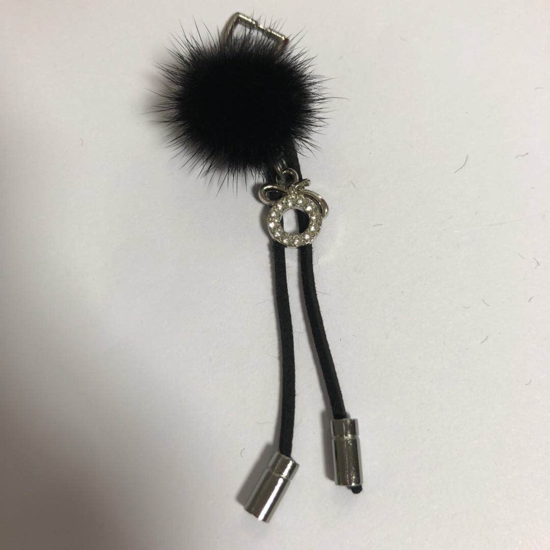 Manufacturers Direct Zinc Alloy Plating Mink Rhine-Drill Hanging Ornaments