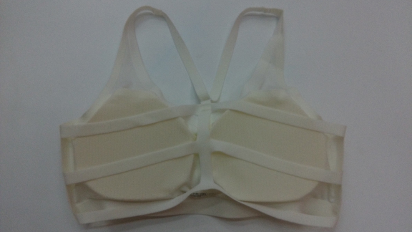 Turn Seduction Flawless Back Lace Without Underwire With Chest Cushion Back Heart Specification drawing