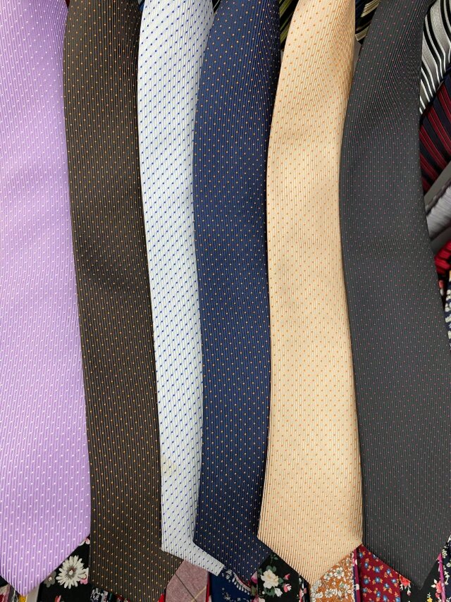 现货销售针织领带新款涤纶领带男士新款厂家直销详情图1