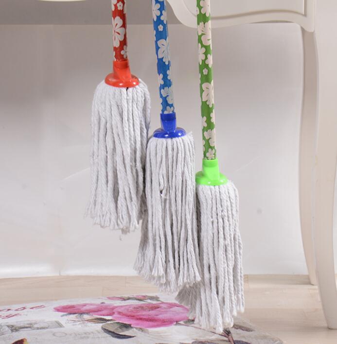 Extra Large Mope Mop Household Widened Thick Water Mop Ordinary Old-Fashioned Cotton Yarn And Cotton Thread Mop Twist Water Mop details Picture