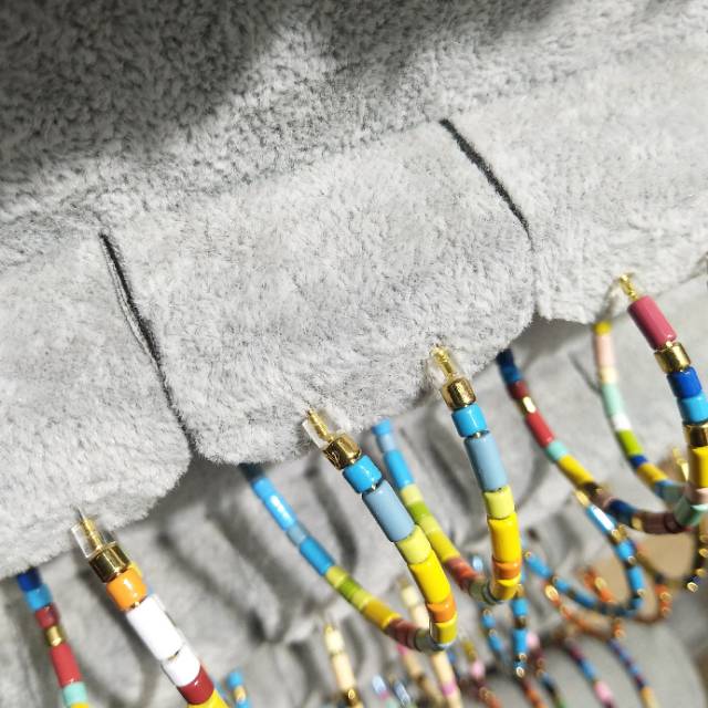 欧美热销DIY进口米粒合金烤漆女士耳环饰品产品图