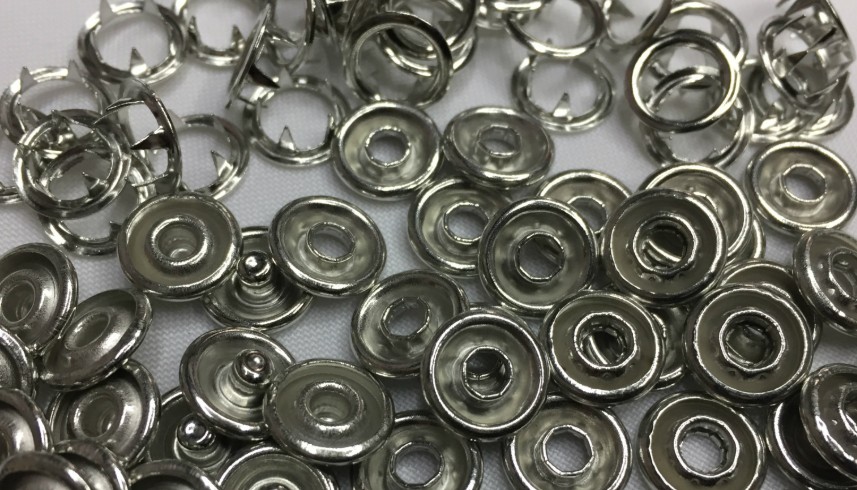 Shengda Copper Iron Stainless Steel 11Mm Pearl Five Jaw Buckle Specification drawing