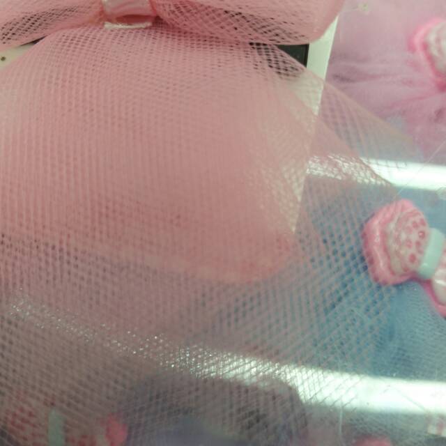 Five Pointed Stars Pink Lace Bow Hair Clip Headband Internet Celebrity Headband The Same Headwear Specification drawing