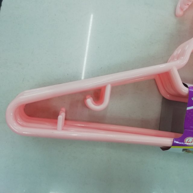 Wide Shoulder Non-Trace Plastic Hanger Dry And Wet Dual-Use Drying Can Not Afford To Bag Household Non-Slip Clothes To Support Clothes Rack Wardrobe Hooks details Picture