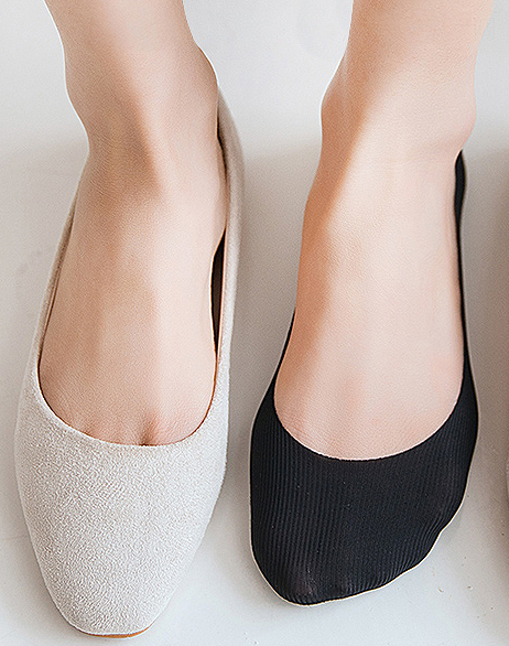 Summer ship socks with female packaging shallow mouth invisible silica gel anti-skater hosiery set low top anti-odor ultra-thin summer thumbnail