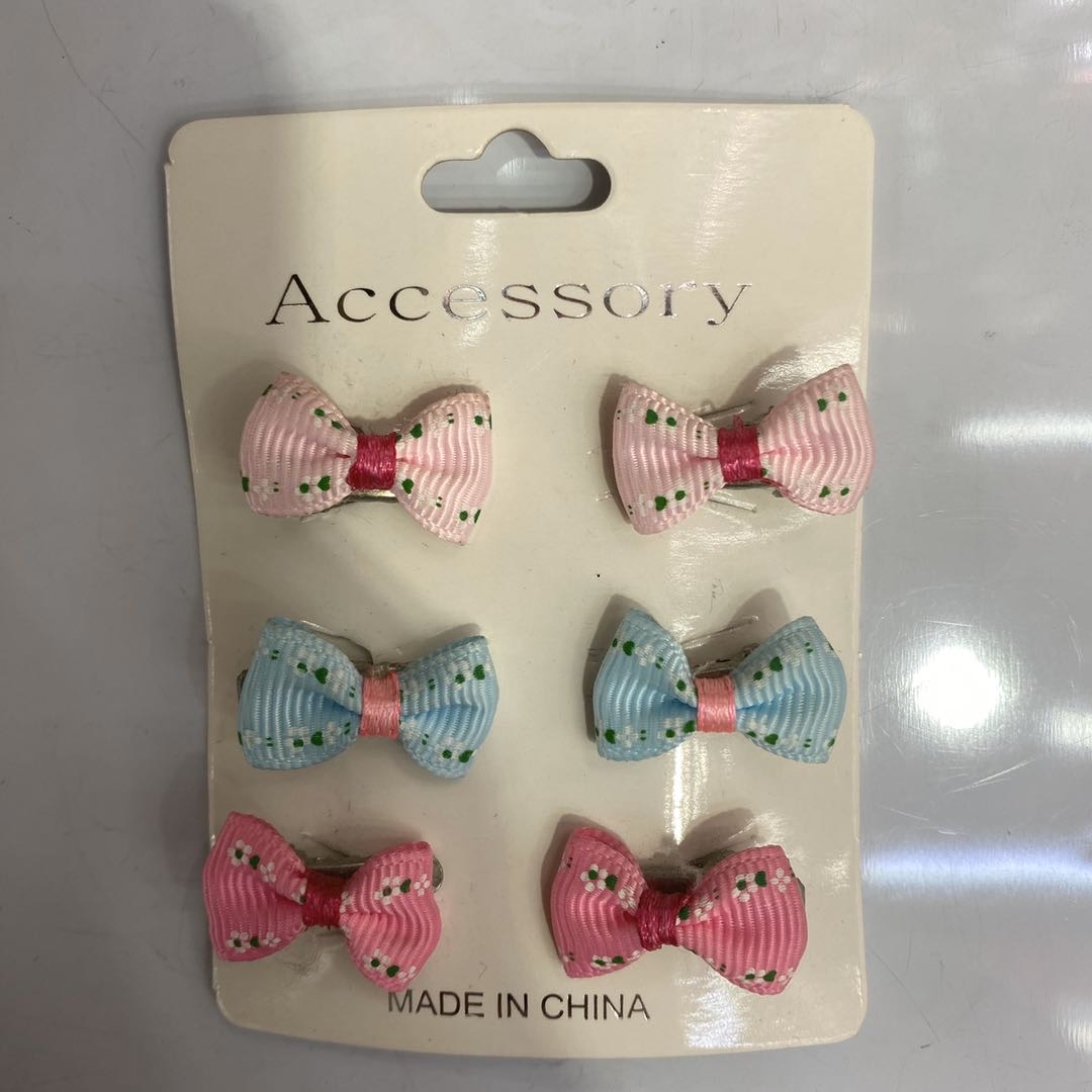 Hot new Korean girls floral bow children's small matching set