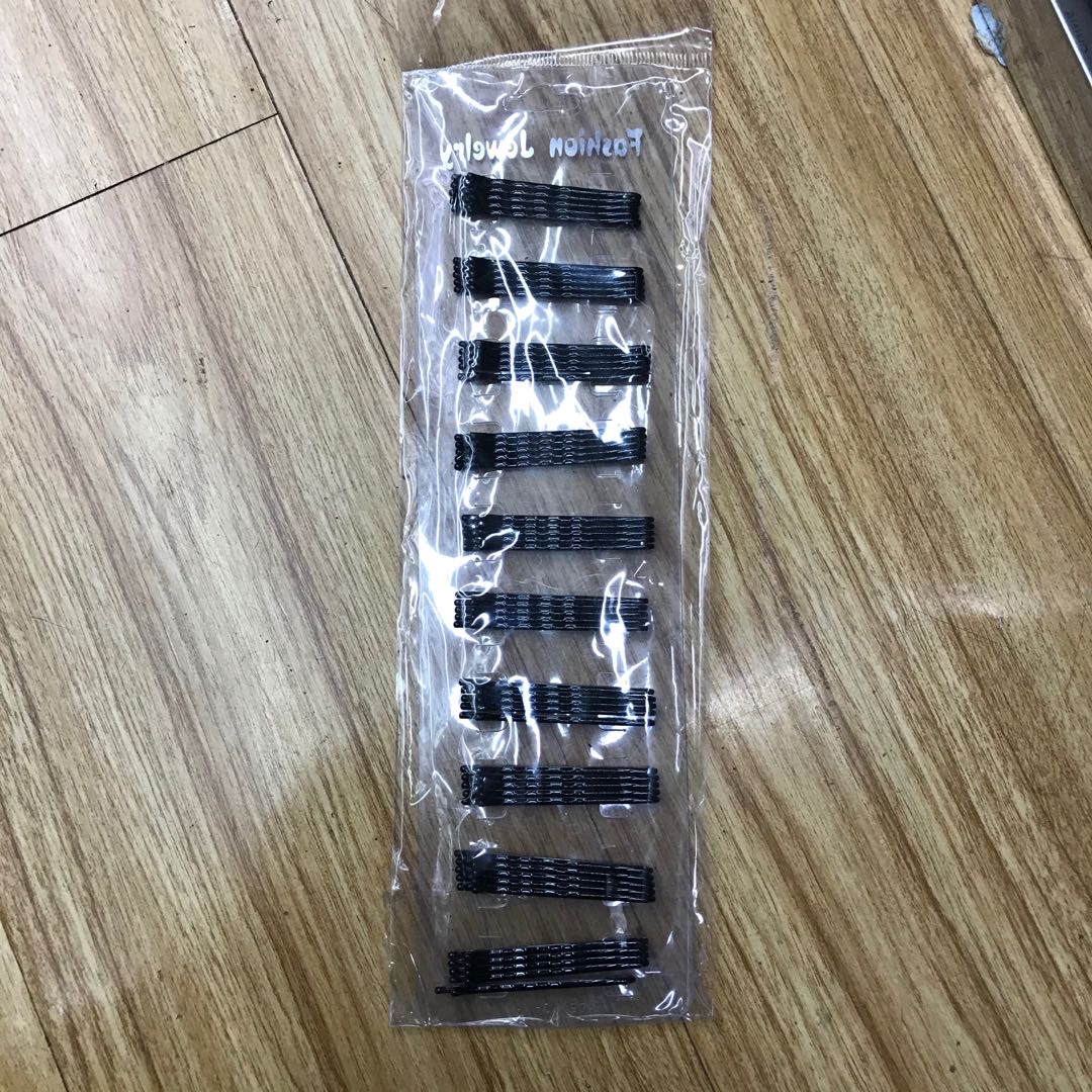 Hairpins, steel clips, headwear, small clips, Korean black female one-piece clips, hair accessories, bangs, hair top clips for adults