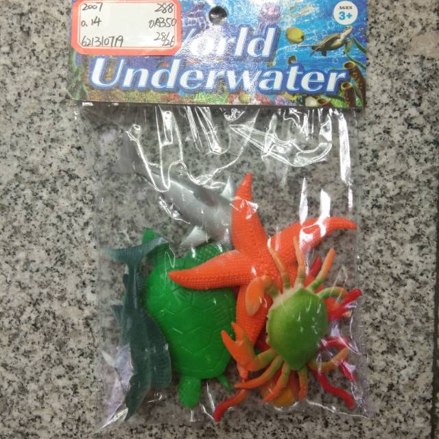 塑料儿童玩具海底世界混装