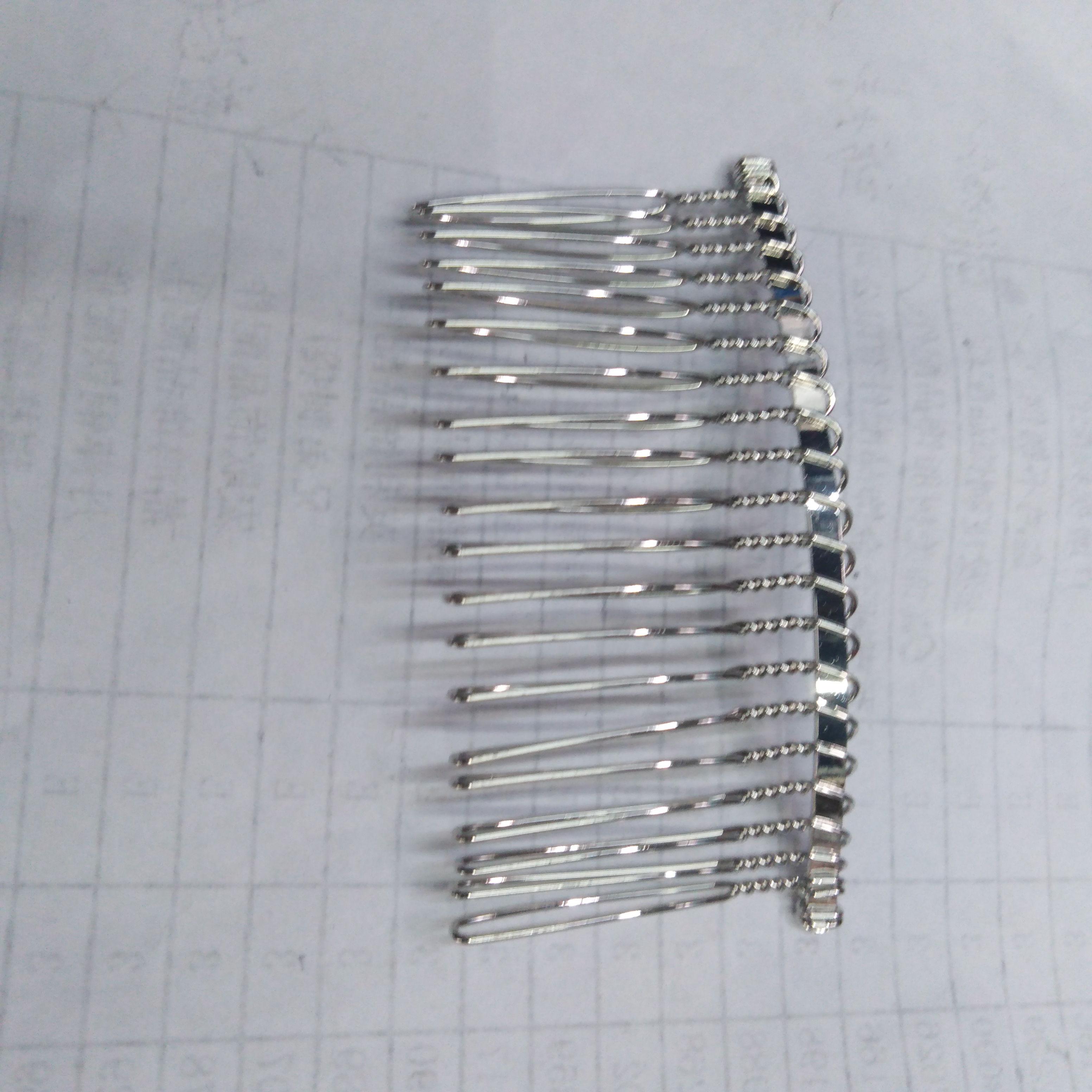 Metal hair combs, gold and silver insert combs, multi-toothed updo combs, bangs combs, handcrafted materials