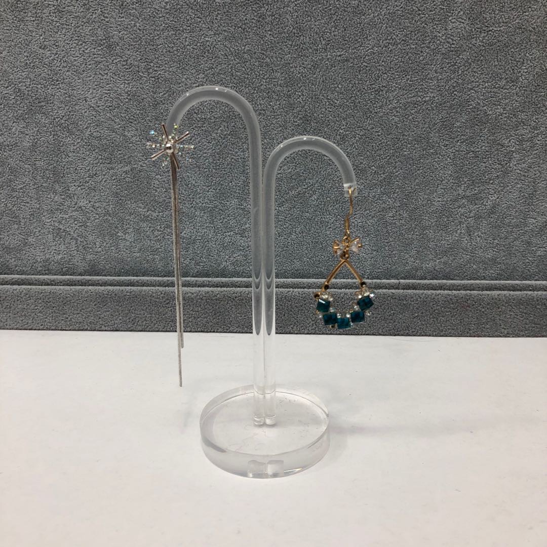 亚克力透明耳环架简约大气衬托饰品