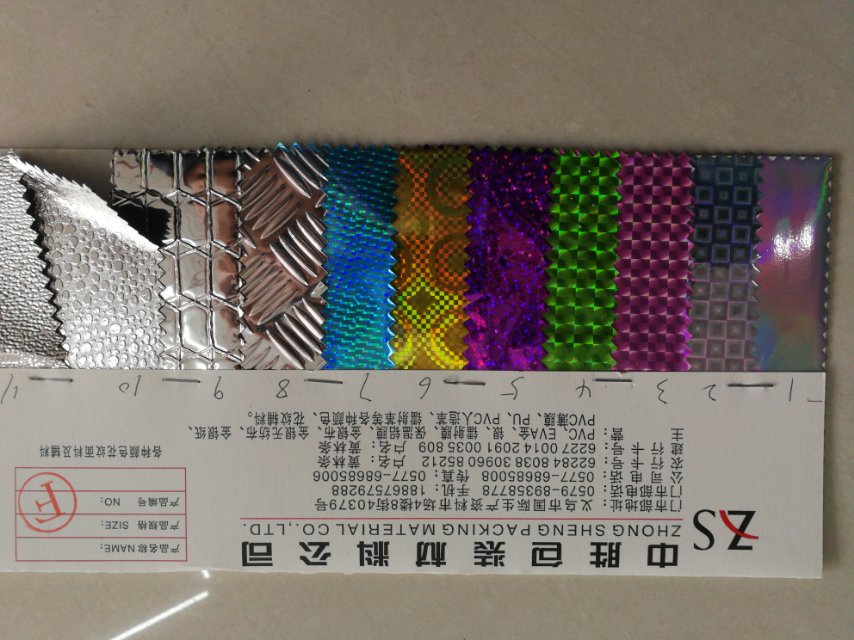pvc aluminum film 2 factory direct sales, hot-selling new leather, large stock, high, medium and low grade luggage, sofa, shoe materials and fabrics