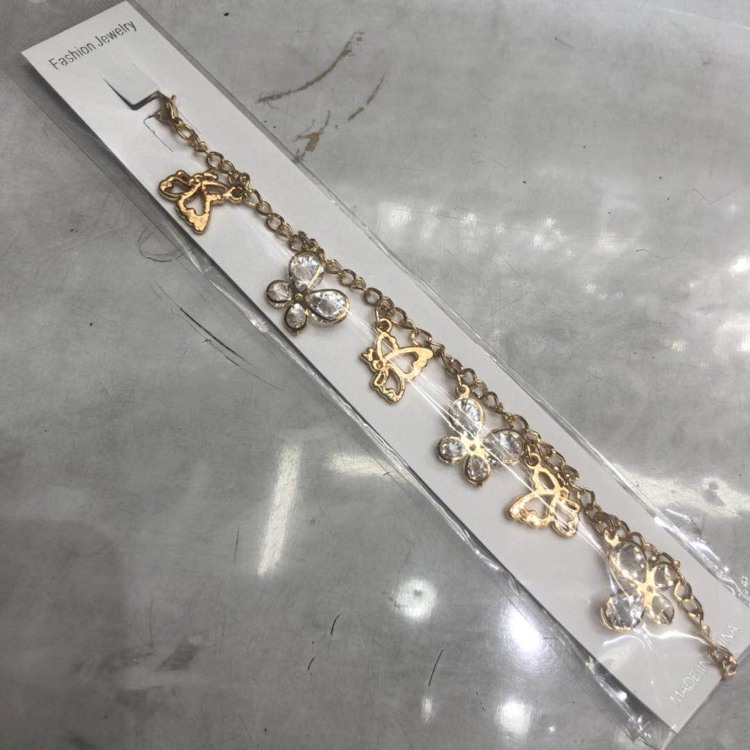 厂家直销铜电镀蝴蝶手链
