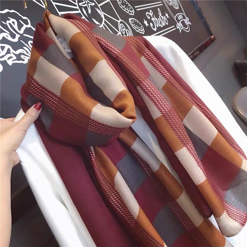 Scarf Ladies Korean Version Of European And American Style Casual Students Everything Simple Fashion Soft And Thick