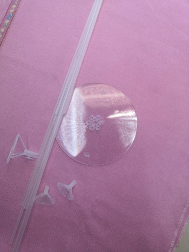 Balloon column table, floating ground support, transparent base, wedding room, wedding path, creative birthday decoration, scene arrangement Specification image