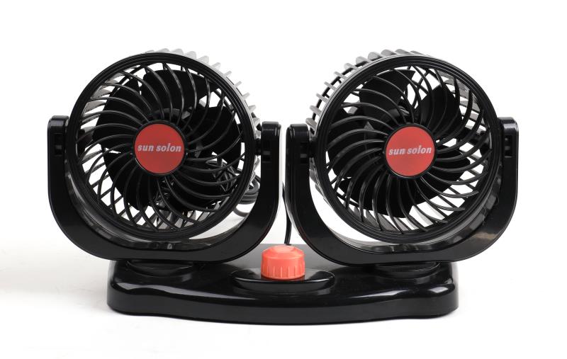 Hongjian two-head car on-board fan 12V24V thumbnail