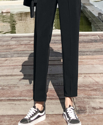 Black outerwear leggings, Korean-style women's pants, pencil skinny pants, long pants, new autumn/winter 2020 collection