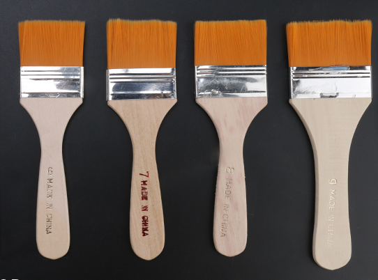 Dashin Painting Materials Office Culture Art Calligraphy Drawing Supplies Bristle Oil Painting Brush Pig Hair Paintbrush Acrylic Gouache Painting Brush Board