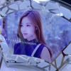 Fan-shaped hollowed-out striped glass creative photo frame Specification image