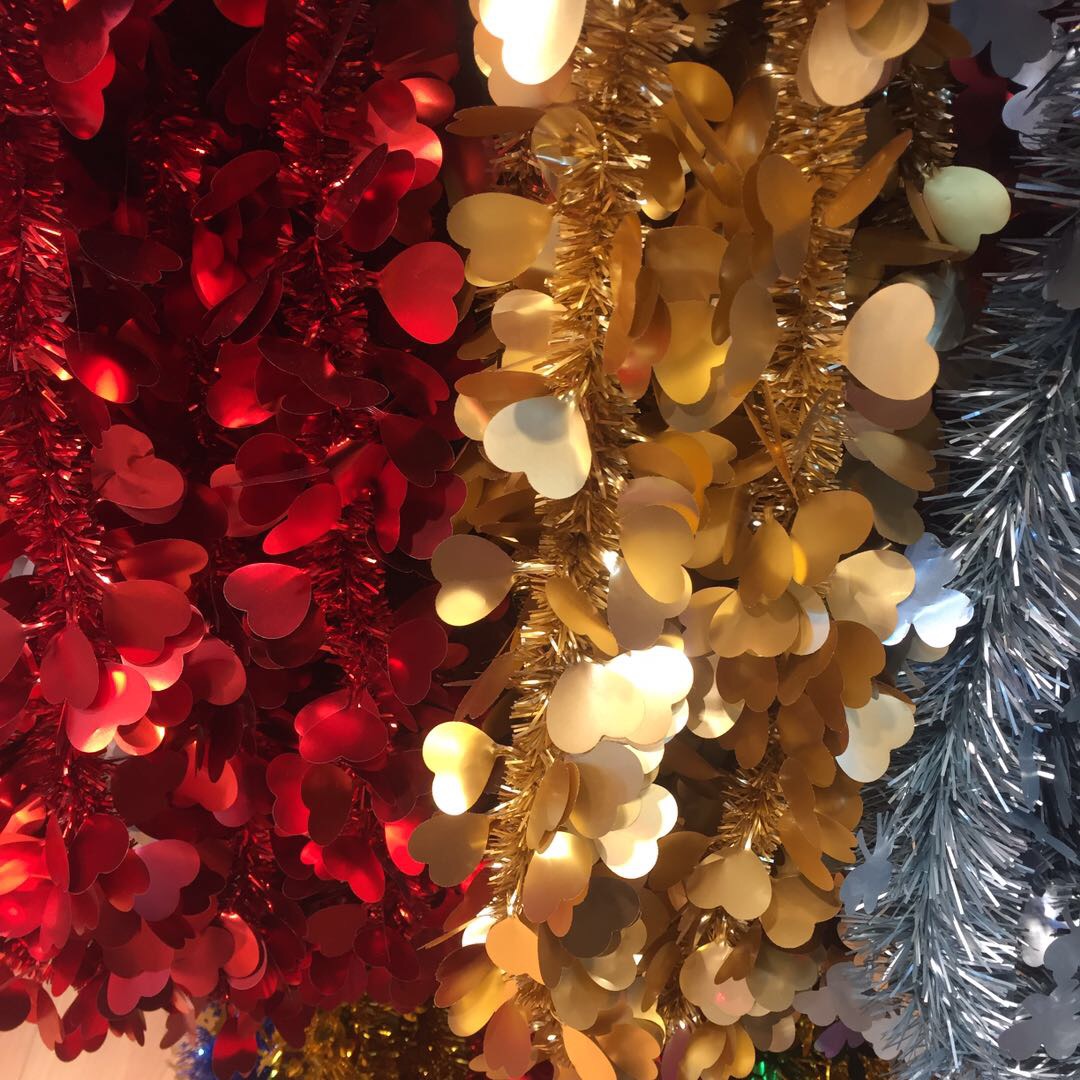 装饰品彩条店面装饰商场活动生日派对毛条拉花场景结婚庆房间布置节日