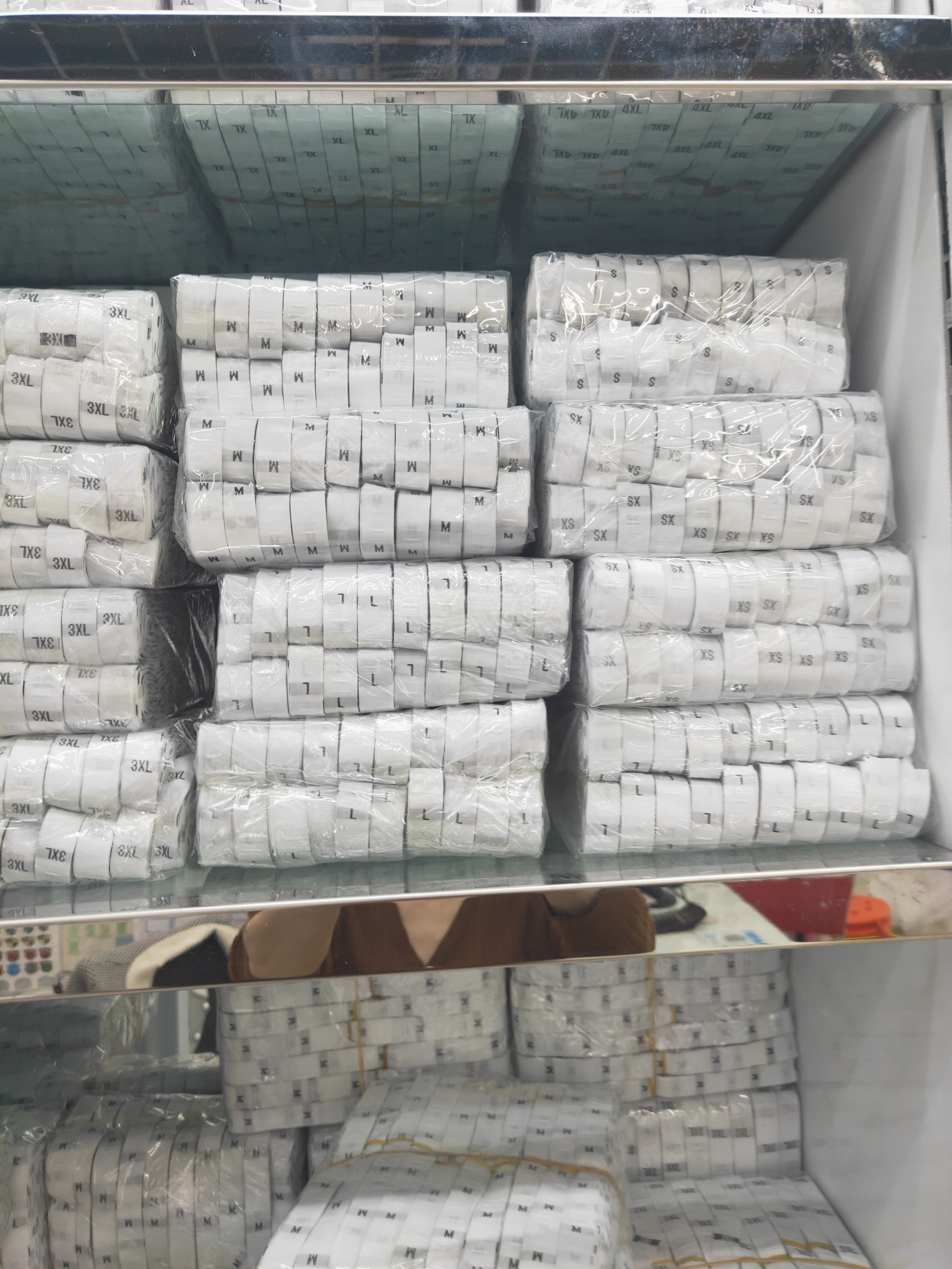 Double Color Cloth Code Table Series Cloth Code Mark White Cloth Code Mark Black To Sample Custom full figure