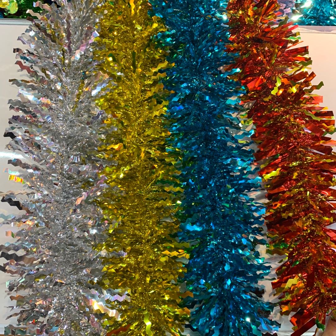 Christmas supplies: Wavy strip series, wool strips, ribbons, ribbons, decals for Christmas decorations