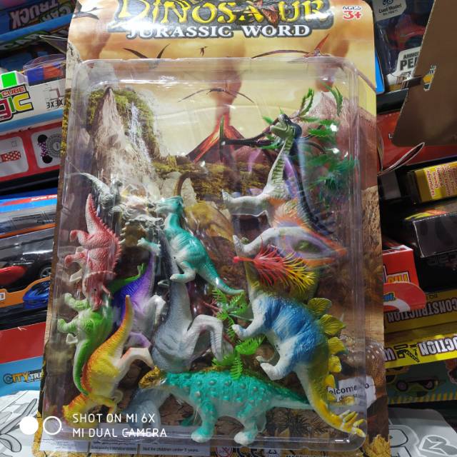 Linda Luminous Antler New animal Model Suction plate Dinosaur Toy Set Children's figurine Puzzle Hurricane War Soul Theme
