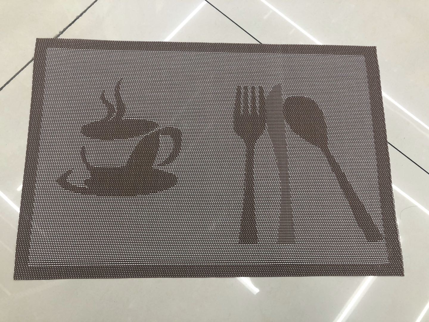 Pvc Waterproof Non-Slip Western Placemat Insulated Anti-Hot European Table Mat