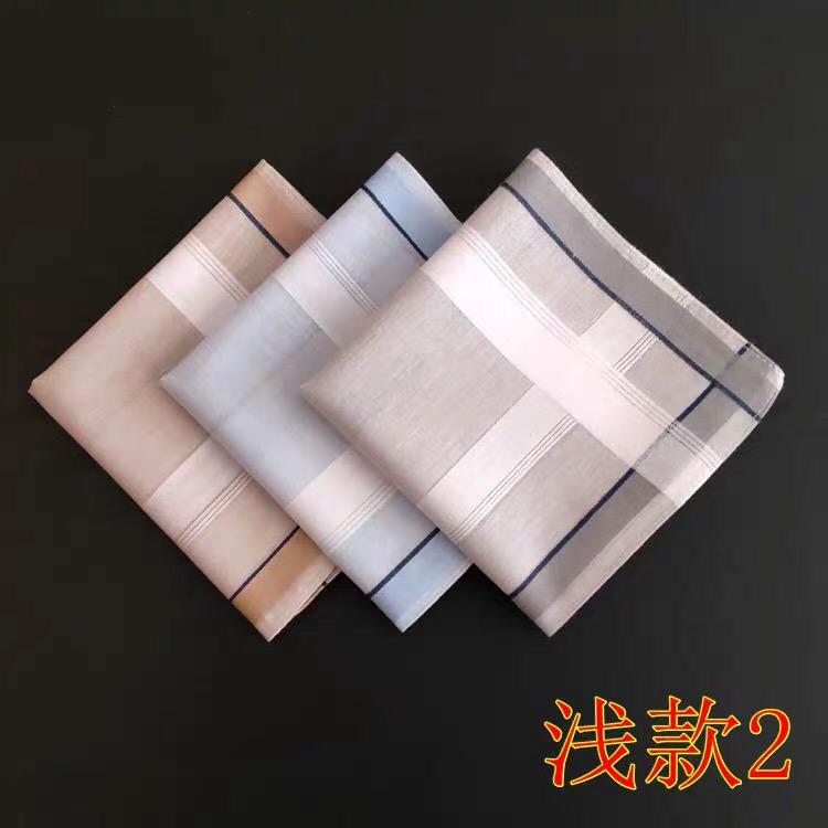 Middle-Aged And Elderly Men's Handkerchiefs Pure Cotton Middle-Aged And Elderly Handkerchiefs Nostalgic Women And Children Soft And Thin Handkerchief Cotton Square Towel