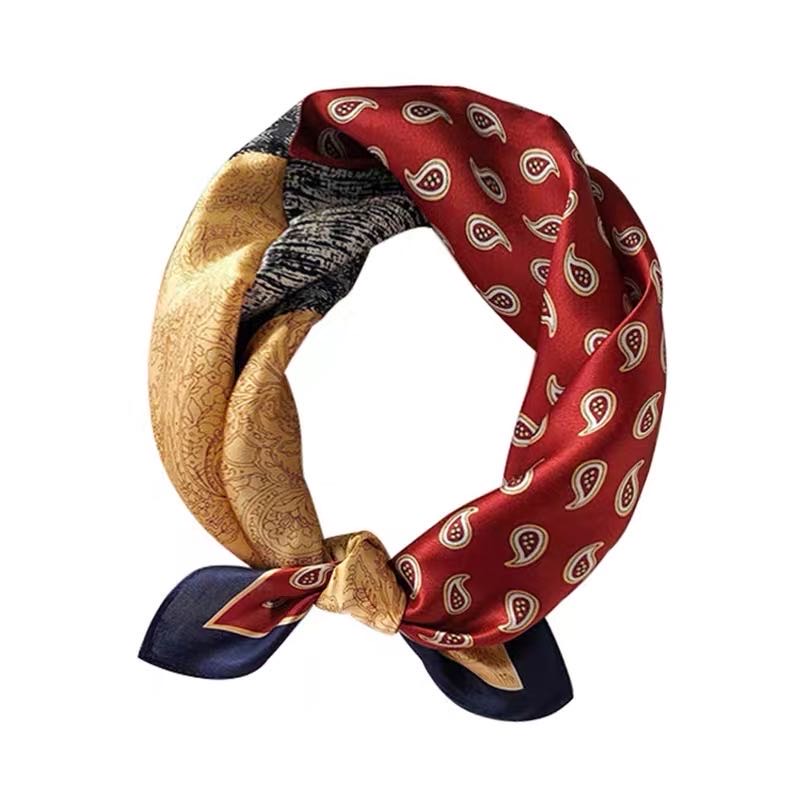 Classic Pattern Scarf Shawl Multi-Color Optional Temperament Lady details Picture